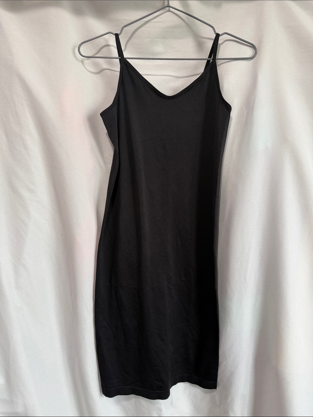 Vero Moda Black Slim Slip Dress with Spaghetti Straps